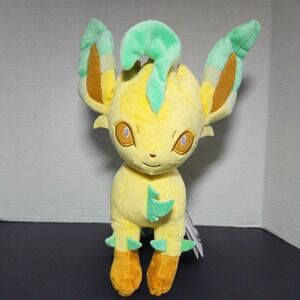 Pokemon Center Leafeon Poké Plush 11 ½" Brand New Tags Attached Released 2025